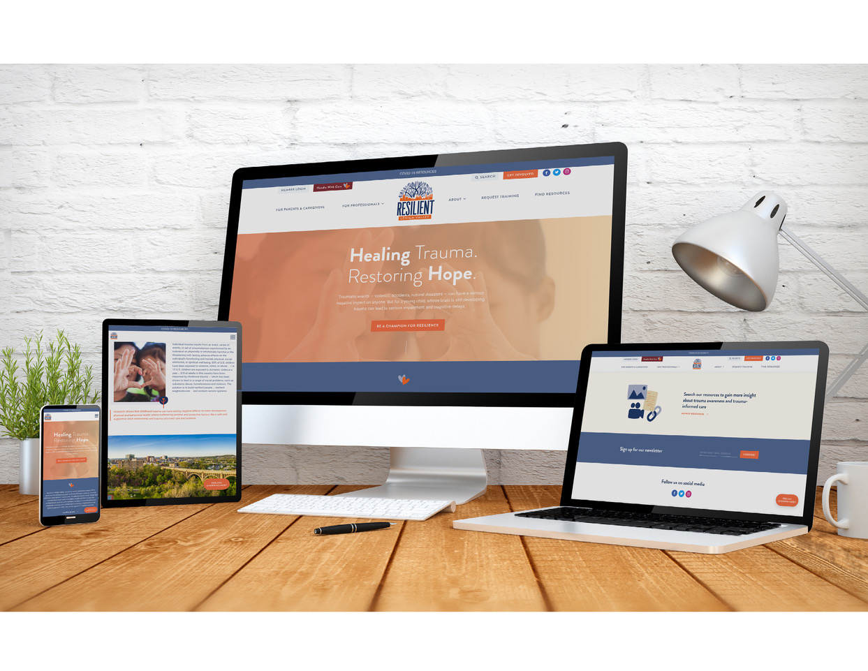 Resilient Lehigh Valley — brand application