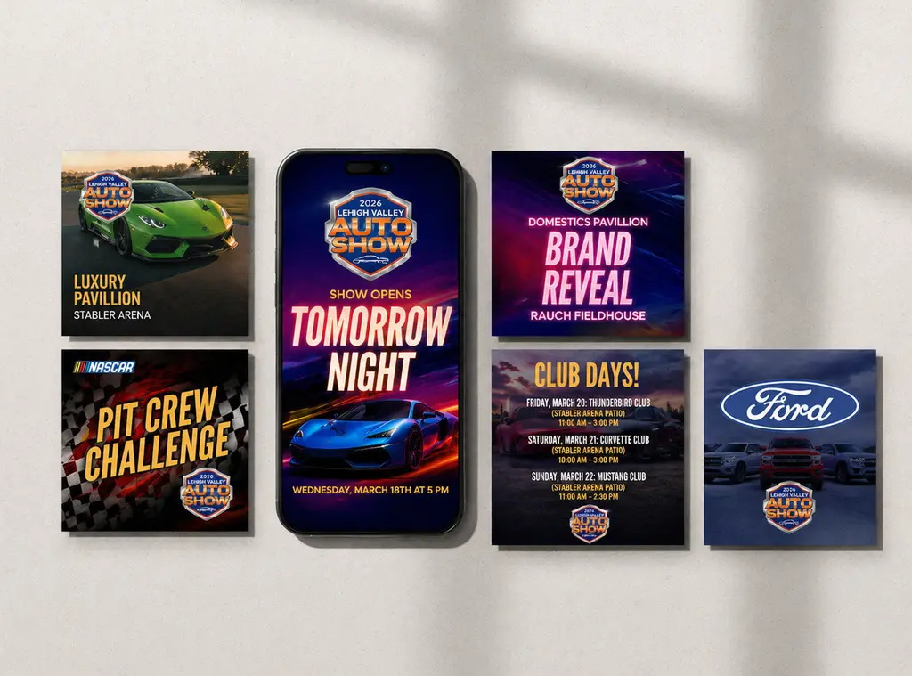 Lehigh Valley Auto Show — environmental design