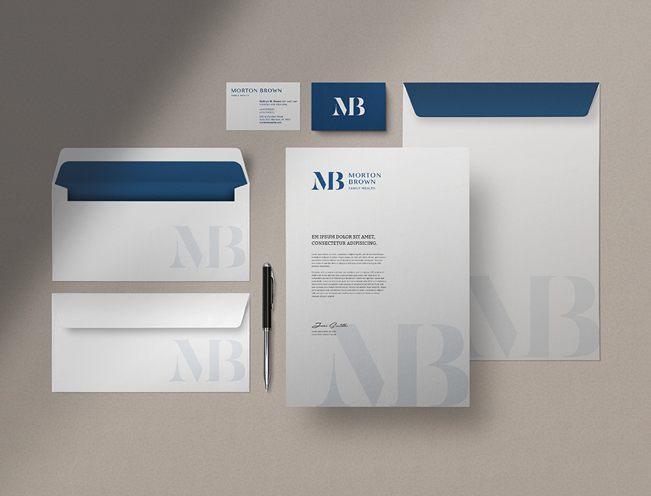 Morton Brown — brand application