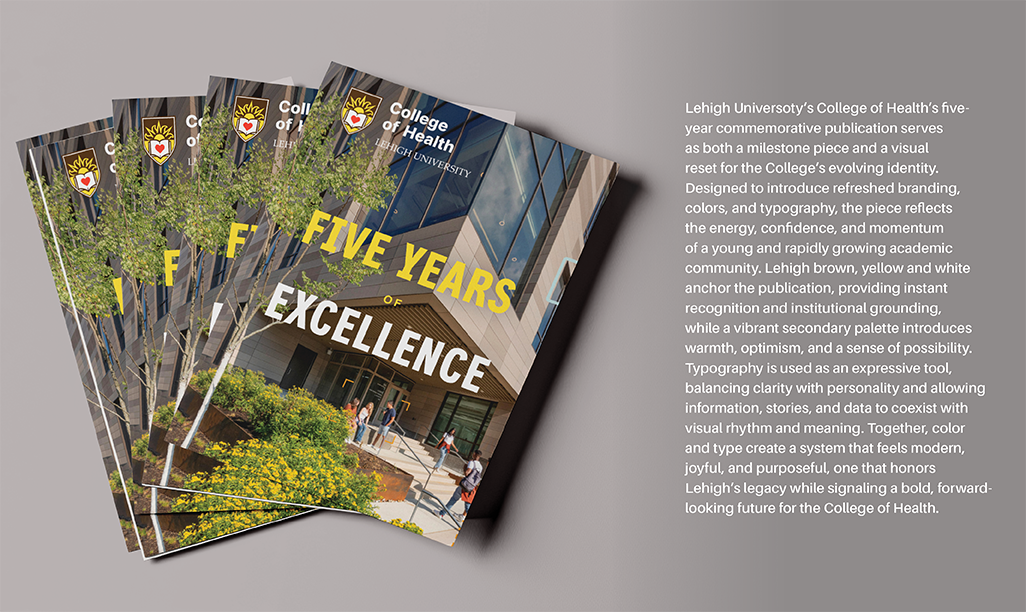 Editorial & Publication Design — print piece