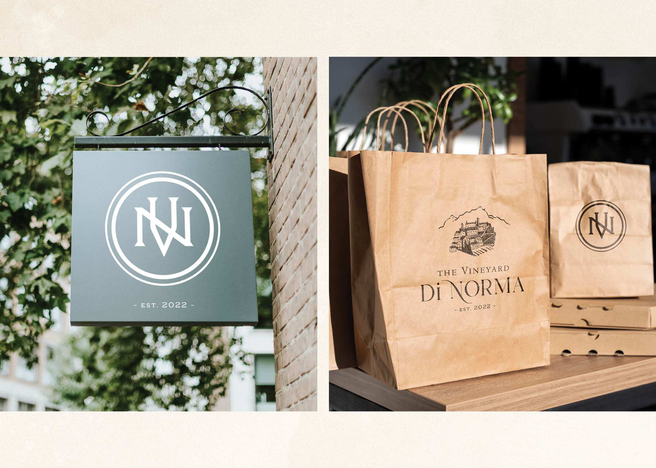 The Vineyard Di Norma — brand application